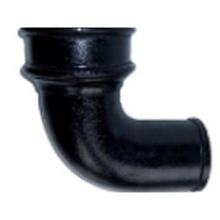 2" (50mm) LCC Soil Pipe 92 ° Bend, Bitumen Black Finish