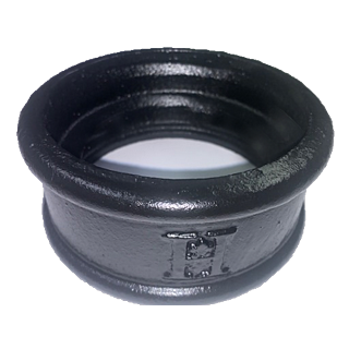 4'' (100mm) LCC Soil Slip Socket No Ears, Bitumen Black Finish
