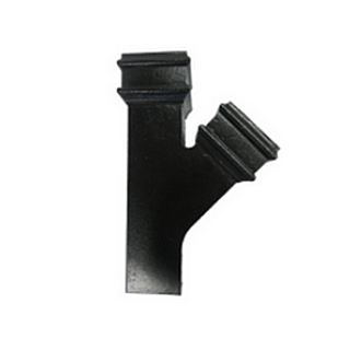 Cast Iron 4" x 3" Rectangular 135 ° Branch Left & Right without Ears - Transit Primed