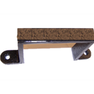 Cast Iron 4" x 3" Rectangular Ear Belt - Painted Finish