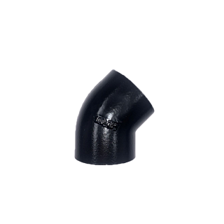 2" (50mm) Round LCC Push Fit Soil Short Radius Bend 135 ° - Painted Finish