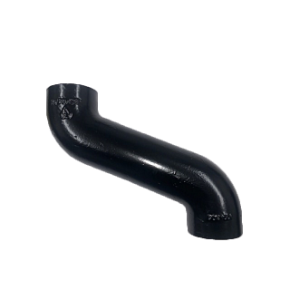 4" (110mm) Round LCC Push Fit Soil Offset Pipe - 200mm - Primed in Black, Grey or Red