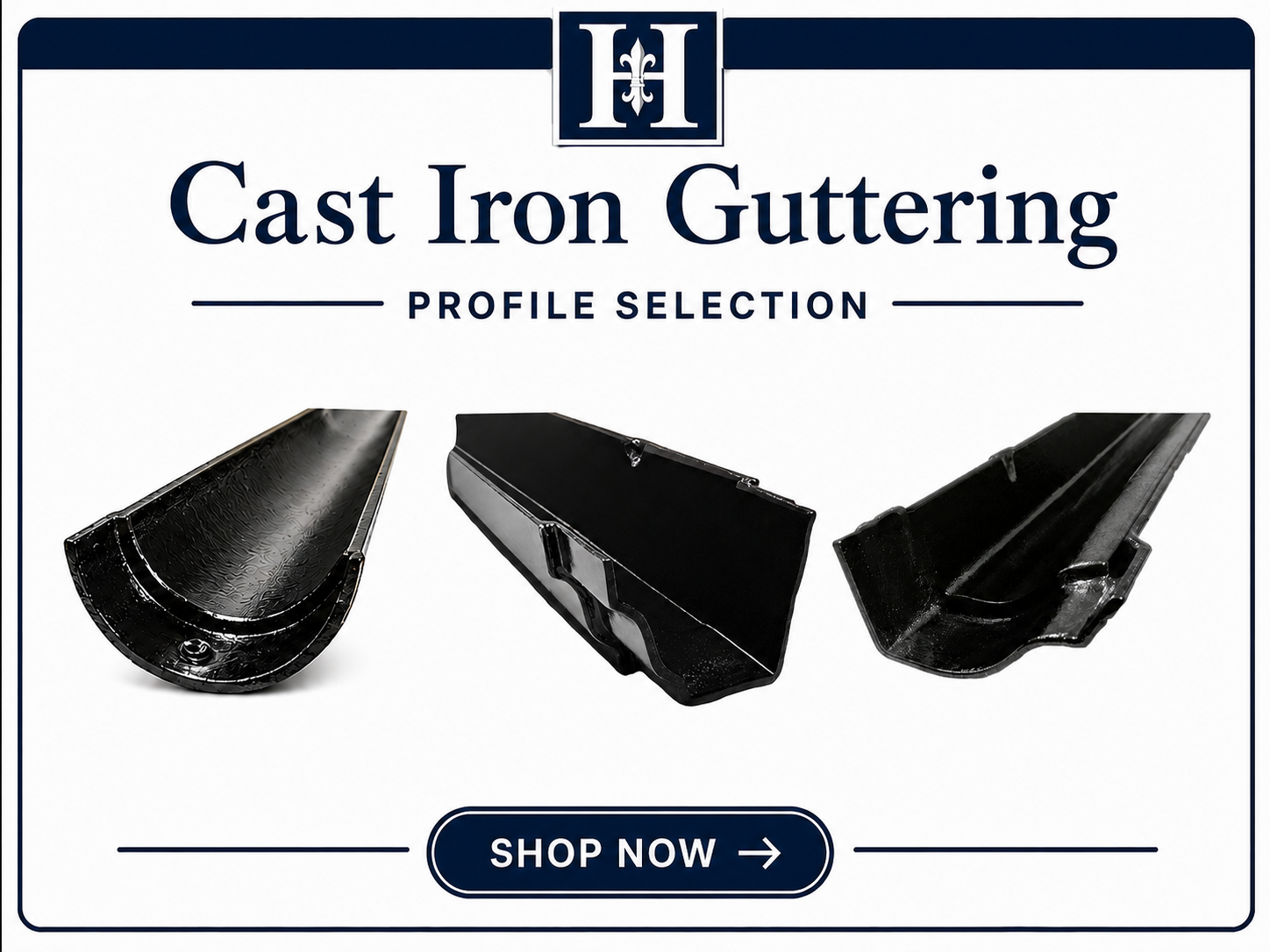 Cast Iron Guttering Button