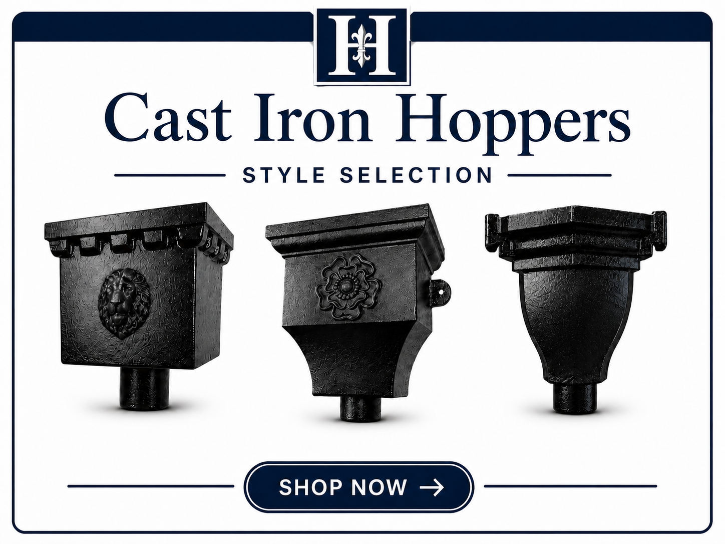 Cast Iron Guttering Button