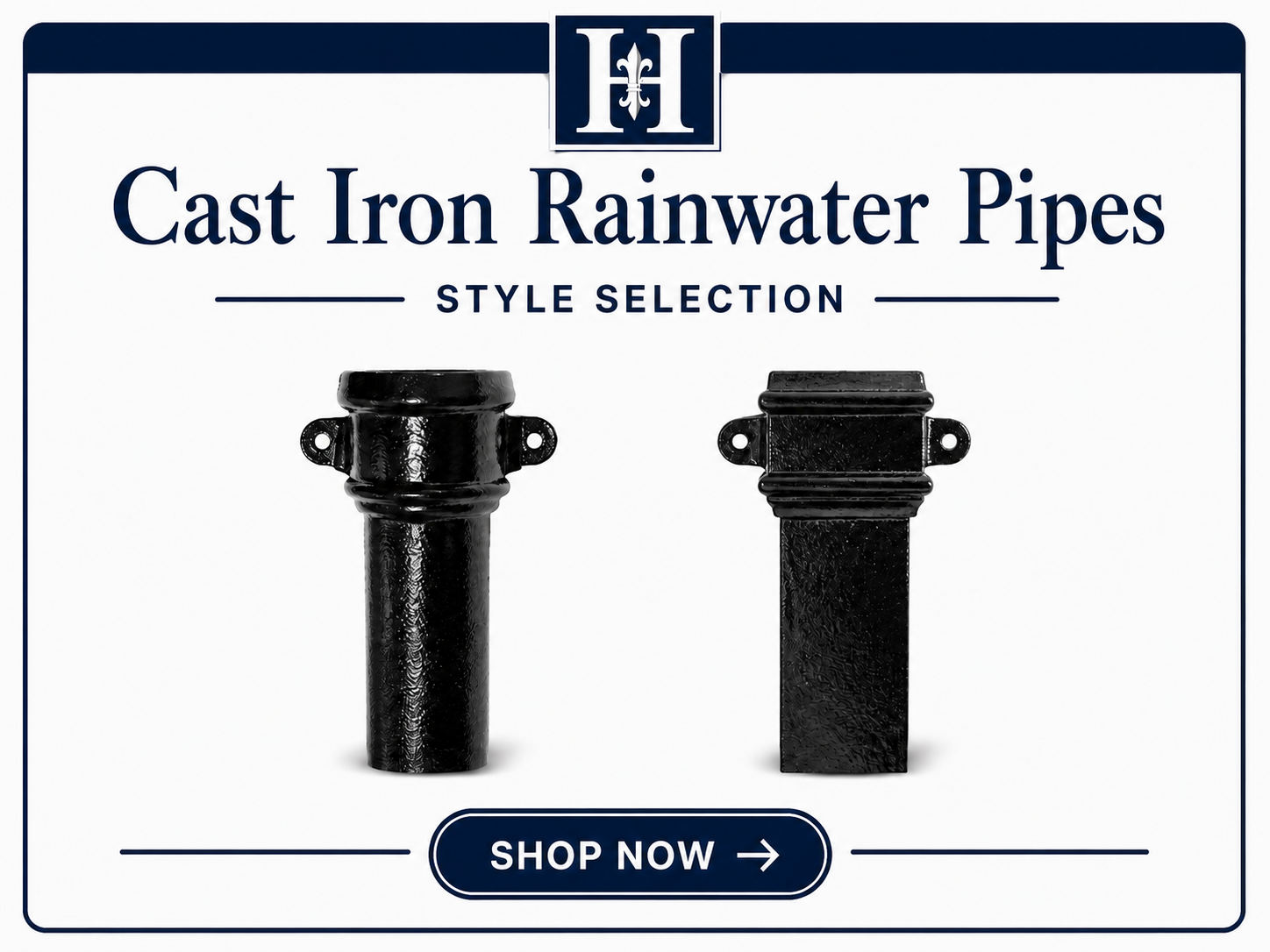 Cast Iron Guttering Button